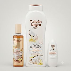 Tulipan Negro Coco Pure White Care Set 3-in-1 - Routine Corps Parfumée