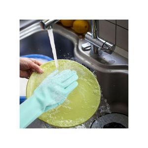 1 Paire de Gants Écologique Magique en Silicone pour la Vaisselle