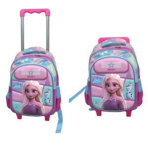Sac d'école à roulettes imperméable Frozen pour filles
