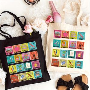 Le color est un processus normal de la fabrication,Sac à main drôle pour l'enseignant d'espagnol, cadeau pour l'enseignant d'espagnol, sac à main imprimé pour l'enseignant bilingue, grande capacité, style simple et tendance, sacs à main durables pour le