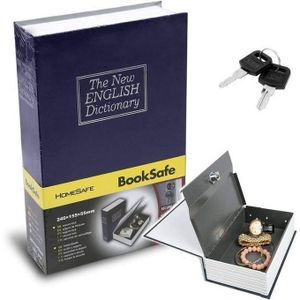 خزنة على شكل كتاب – صندوق تخزين آمن ومخفي