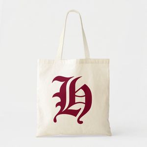 Hambywg - Canvas tote bag - Your initial Unique, haute qualité