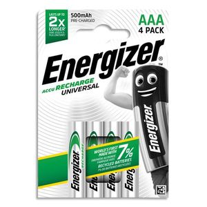 Energizer 4 Pile Rechargeable préchargée AAA (Ni-MH) x4 700mAh