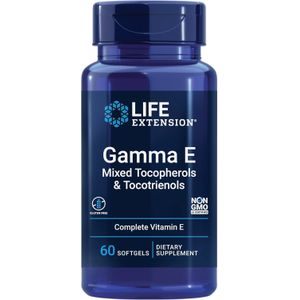 Life Extension Gamma E, Tocophérols et tocotriénols mixtes, 60 capsules à enveloppe molle