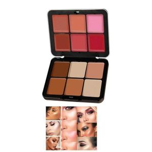 Ministar Palette de maquillage.Palette Blush,Fond de teint, Highlighter crème. Ultra HD.