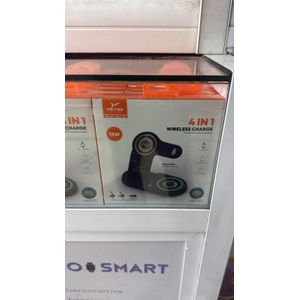 Normal Station de Charge Sans Fil 4 en 1 - Magnétique et Pliable - 15W - Pour iPhone, Apple Watch et AirPods - Mole WLC-0