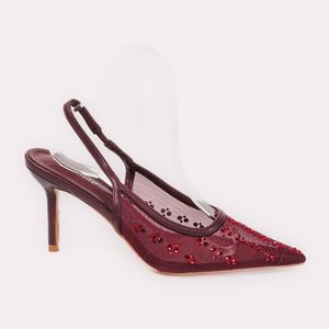 MaChaussure Zephyr – Escarpins Femmes en Bordeau