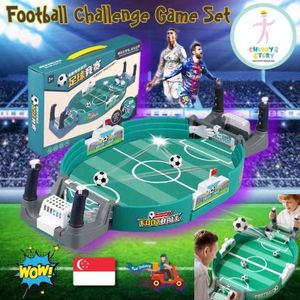 Mini Terrain de Football de Table à Deux Joueurs Jouet Sportif pour les Petits