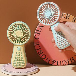 Mini Ventilateur USB Ventilateur portable rechargeable, Refroidisseur d'air, ventilateur de voyage (Couleur aléatoire)