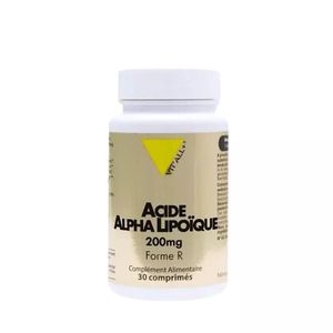 Acide Alpha-Lipoïque 200mg, Antioxydant Puissant & Biodisponible, Vitalité & Protection Cellulaire, 30 Comprimés
