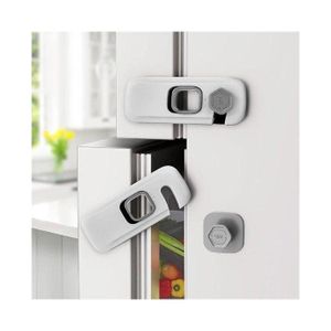 Serrure de réfrigérateur à l'épreuve des enfants - Serrure d'armoire pour enfants - Serrure de congélateur.