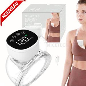 Pompe à sein électrique pour femmes, 1 pièce, 3 modes, conception anti-reflux, mains libres