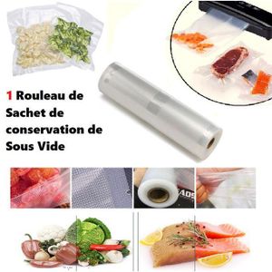 Sachet de conservation des fruits sous vide, 1 rouleau = 100 Sacs réutilisables