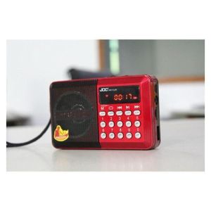 Joc Radio FM haut-parleur numérique portable Fm Radio Rechargeable