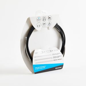 Kit Câbles et Gaines de Frein Universel pour Vélo - Accessoire de Remplacement Essentiel - Noir