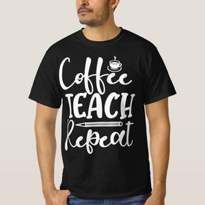 T-shirt Enseignant de café de répétition de l'auteur de