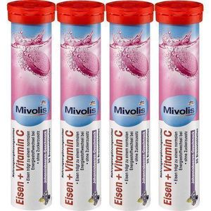 Mivolis 4 pcs vitamine C + fer 20 comprimes