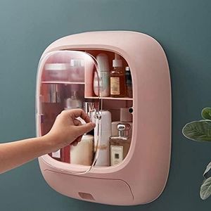 Rangement Maquillage Rangement Cosmétique Boîte De Rangement En Plastique Pour Cosmétiques Salle De Bains 