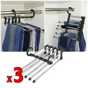 Cintre multiple pour pantalon 5 en 1 Hanglite InnovaGoods à prix pas cher -   Maroc