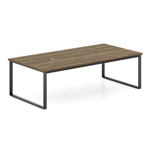 Kitea Table De Réunion Start Pro - Noyer/Gris