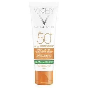 Vichy Capital Soleil Crème Solaire Visage Matifiante 3 en 1 SPF50+ 50ml
