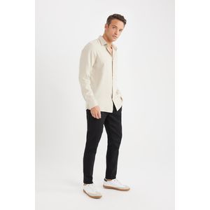 Defacto Pantalon Homme coupe jogger en coton - Noir - D7542AX.