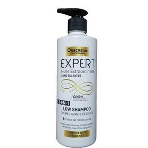 Onecream Low Shampoo(Crème lavante délicate)3en1-Sans sulfates,500ml