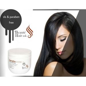 Keratin Masque à cheveux avec Kératin -Beauté Hair MK - 5OO ml (Made in Italy)