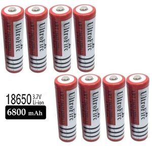 Generic 8 batteries 3.7V 18650 Li-ion // Pile Rechargeable Capacité 6800  mAh à prix pas cher