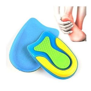 نعل تقويمي من السيليكون مضاد للألم، زوج واحد من وسادة الكعب للجنسين وراحة