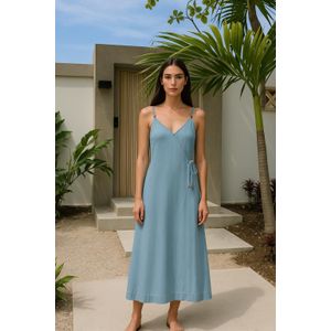 Marwa Robe En Jean À Bretelles - PJCHRFUN1H26 - Bleach