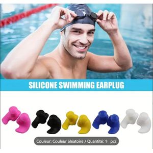 1 Paires de Bouchons d’Oreilles en Silicone – Réutilisables, Confortables et Multifonctions pour Sommeil, Voyage, Natation ou Travail-couleur Noir