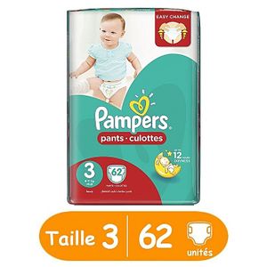 Pampers Baby-dry - Taille 2 x 40 Couches, 3-8 kg, Wlidaty Maroc