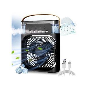 Climatiseur électrique portable 3 en 1, Refroidisseur d'air, Ventilateur d'humidification