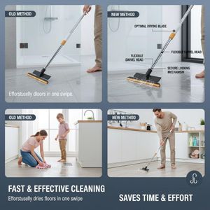 Des surfaces propres et sèches en quelques secondes seulement