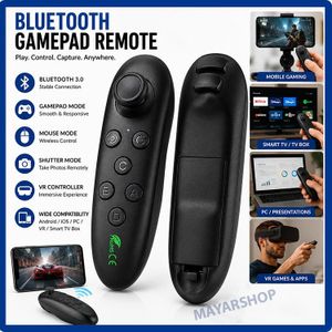 Manette Bluetooth Sans Fil pour Smartphone Android & iPhone – Contrôleur de Jeu Mobile Joystick Compatible PC, VR et Smart TV – Télécommande Multimode 