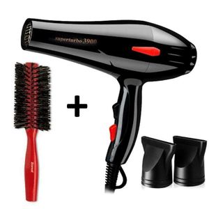 Faba Sèche-cheveux - Super Turbo 3900 - 1800W - 2 vitesses - Brosse de brushing incluse