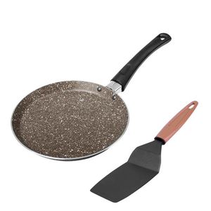 Lamacom Crêpière Natural 18 com Beige-marron moucheté Garantie 3 ans