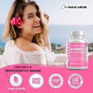 Multivitamines pour femmes avec biotine, acide folique, B12, calcium, magnésium