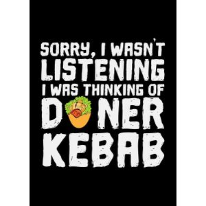 Doner kebab saying turkish  Poster Chambre Haute Qualité