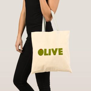 Tote Bag Olive Unique, haute qualité
