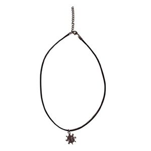   COLLIER AVEC PENDANTIF 45 CMS CIRE + 5 CMS CHAINE  D EXTENTION ET PENDANTIF   MOTIF NAUTIQUE EN ACIER INOXYDABLE  IDEAL COMME  CADEAU      SOUVENIR POUR LES SORTIES  EN TEMPS LIBRE