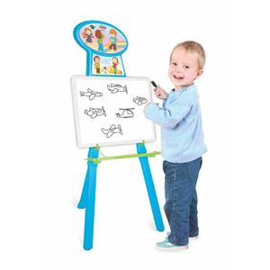 Pilsan لوح تعليمي للأطفال بسطح أبيض قابل للمسح مع حامل ملون، مثالي للرسم والكتابة، مصمم لتحفيز الإبداع والتعلم المرح منذ الصغر.