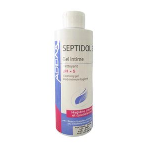 Addax  Septidol PH5 250Ml, Nettoyant doux, Peaux sensibles, Hygiène quotidienne, Soin corporel
