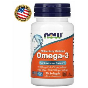 Now Oméga-3, Moléculairement distillé, 30 g
