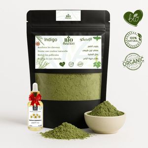 BIO SANTE Indigo capillaire bio soin et couleur 100 g + huile de Camomille 15ml gratuit