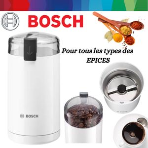 Bosch Moulin à café et épices en inox 150W avec Lames en inox