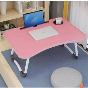 Table de Lit Ordinateur Portable Support Plateau Pliable Canapé, Lecture,  Travail… - Rose - Français