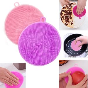 3pcs Silicone Éponge Lave-vaisselle Lave-vaisselle Lave-vaisselle - Magic  Food-grade Vaisselle Multipurpose Meilleures éponges Anti Stick Cleaning  Smart Kitchen Gadgets Brus