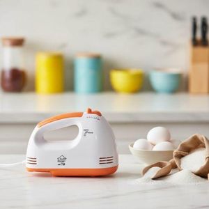 Batteur Électrique KENZ SB-2719 – Batteur à Main 5 Vitesses avec Fouets en Inox – Mixeur Électrique Multifonction pour Œufs, Crème, Gâteaux, Pâtisserie et Préparation de Pâtes – Robot Batteur de Cuisine Compact, Puissant et Facile à Utiliser